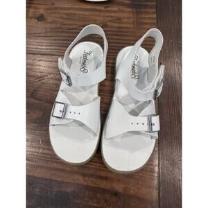 Footmates Tide Sandal White Leather Sz 13 NEW